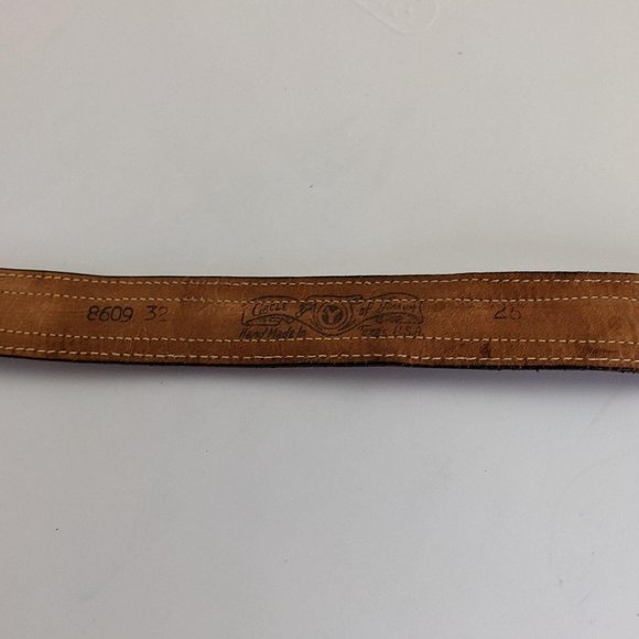 Circle Y of Yoakum Leather Western Belt Size 26 Vintage - Picture 4 of 5
